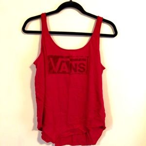 VANS TANK TOP (RED L)
